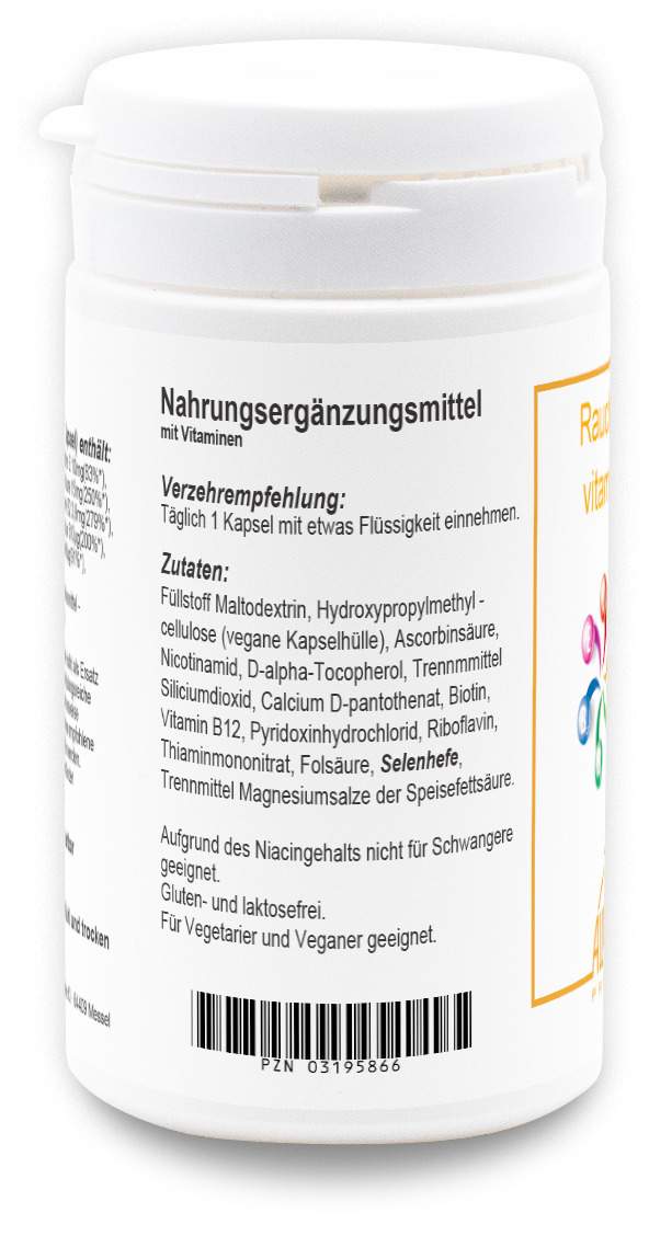 Raucher Vitamine 50 Kapseln