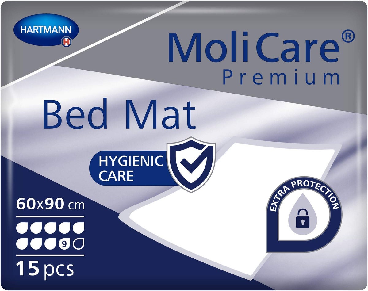 Molicare Premium Bed Mat 9 Tropfen 60 X 90 cm 15 Stück