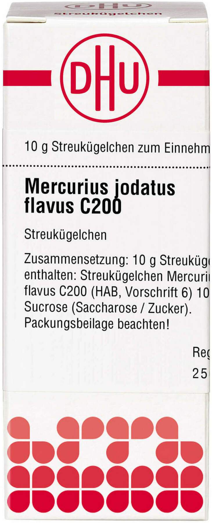 Dhu Mercurius Jodatus Flavus C200 Globuli 10 G