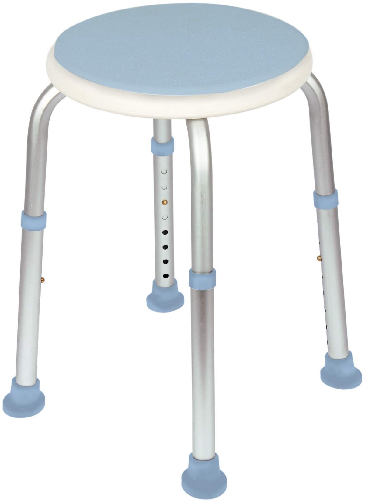 Duschhocker mit drehbarem Sitz, 1 Stück