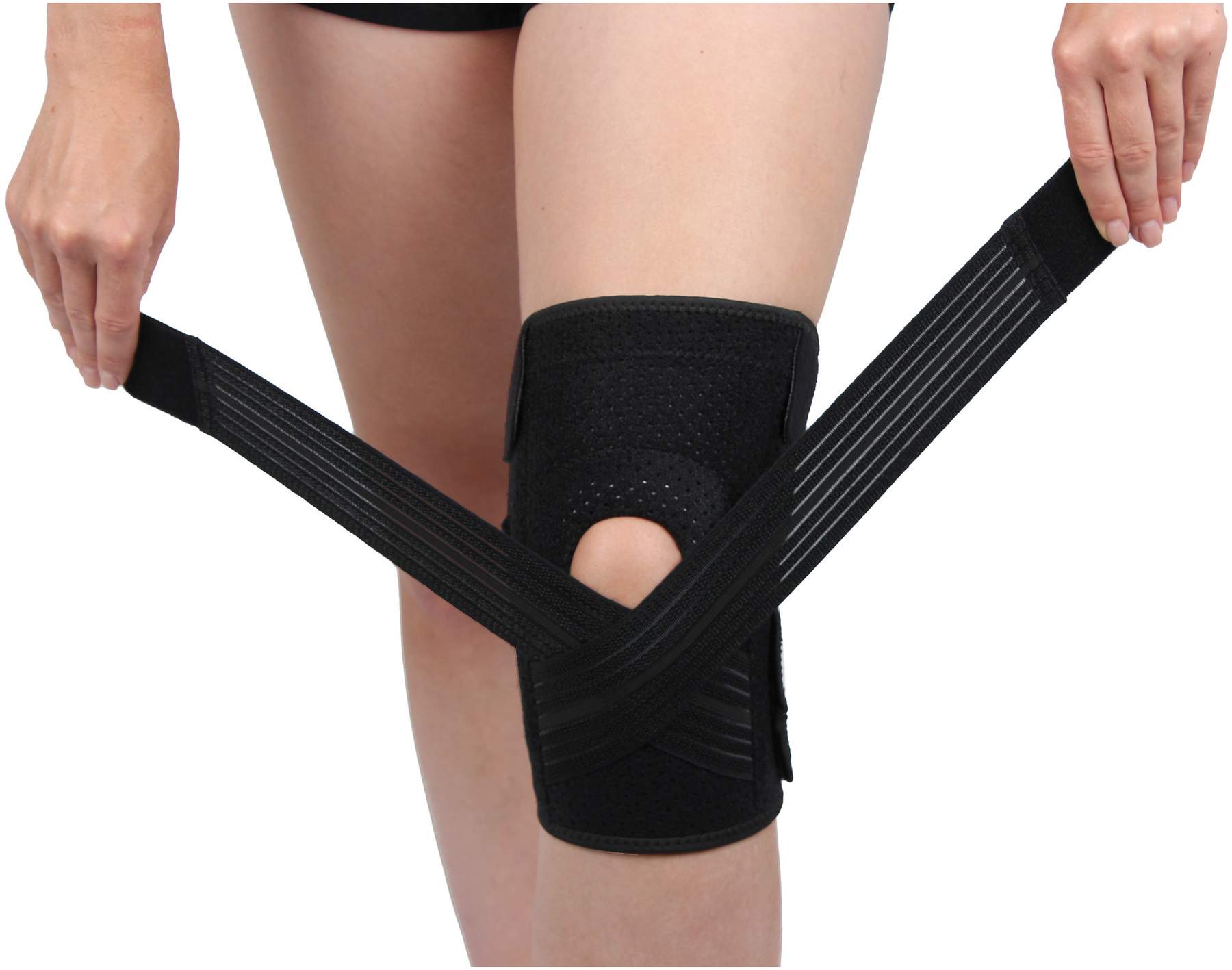 Flexitek Aktiv Kniebandage mit Klettverschluss, Universalgröße
