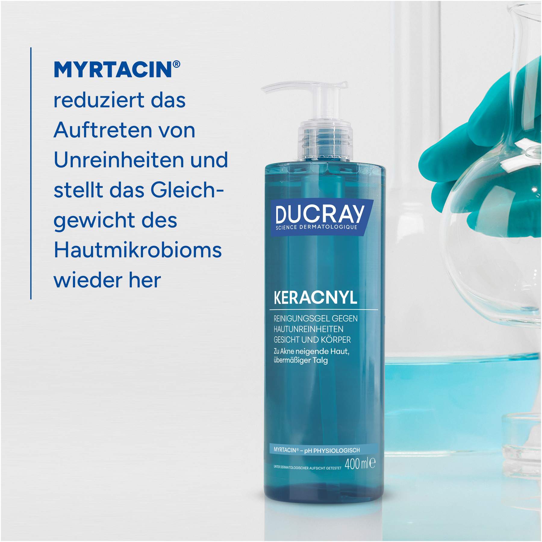 Ducray keracnyl Waschgel 400 ml
