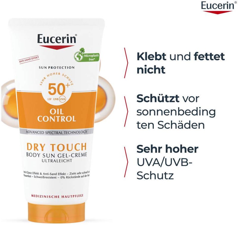 Eucerin Sun Oil Control Body Dry Touch LSF 50+ 200 ml