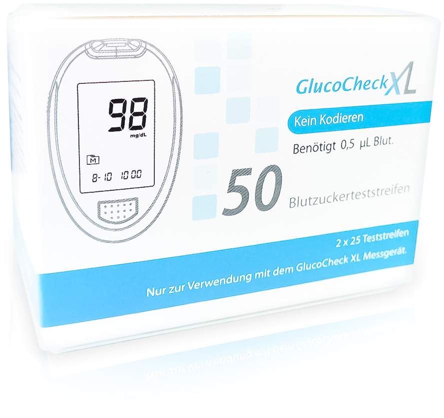 Gluco Check Xl 50 Blutzuckerteststreifen