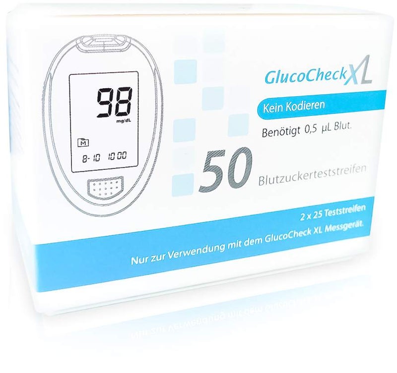 Gluco Check Xl 50 Blutzuckerteststreifen