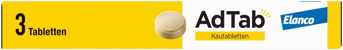AdTab 450 mg für große Hunde (11-22 kg) 3 Kautabletten