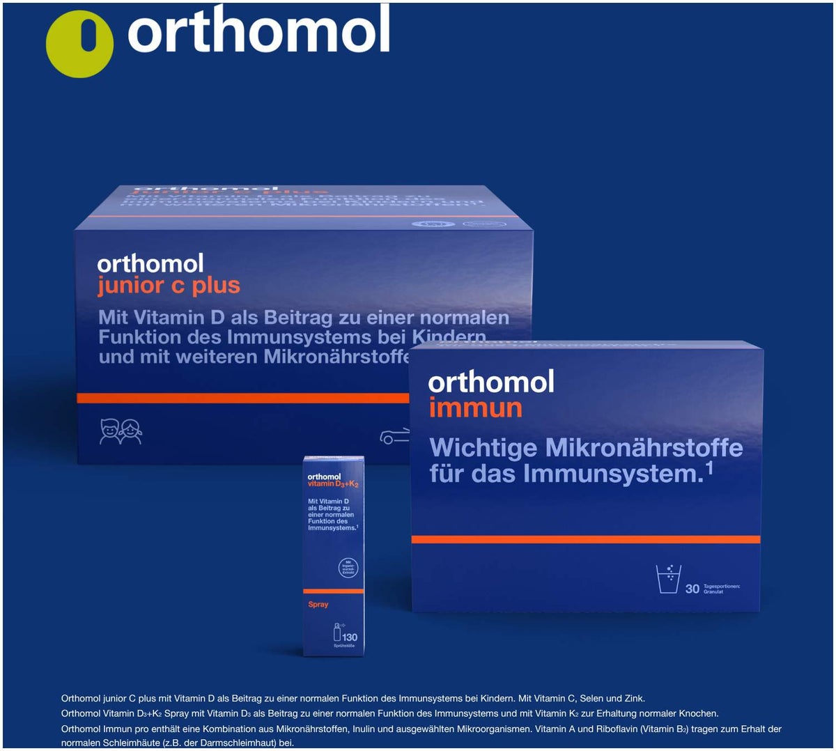 Orthomol Immun pro 30 Tagesportionen Granulat und Kapseln