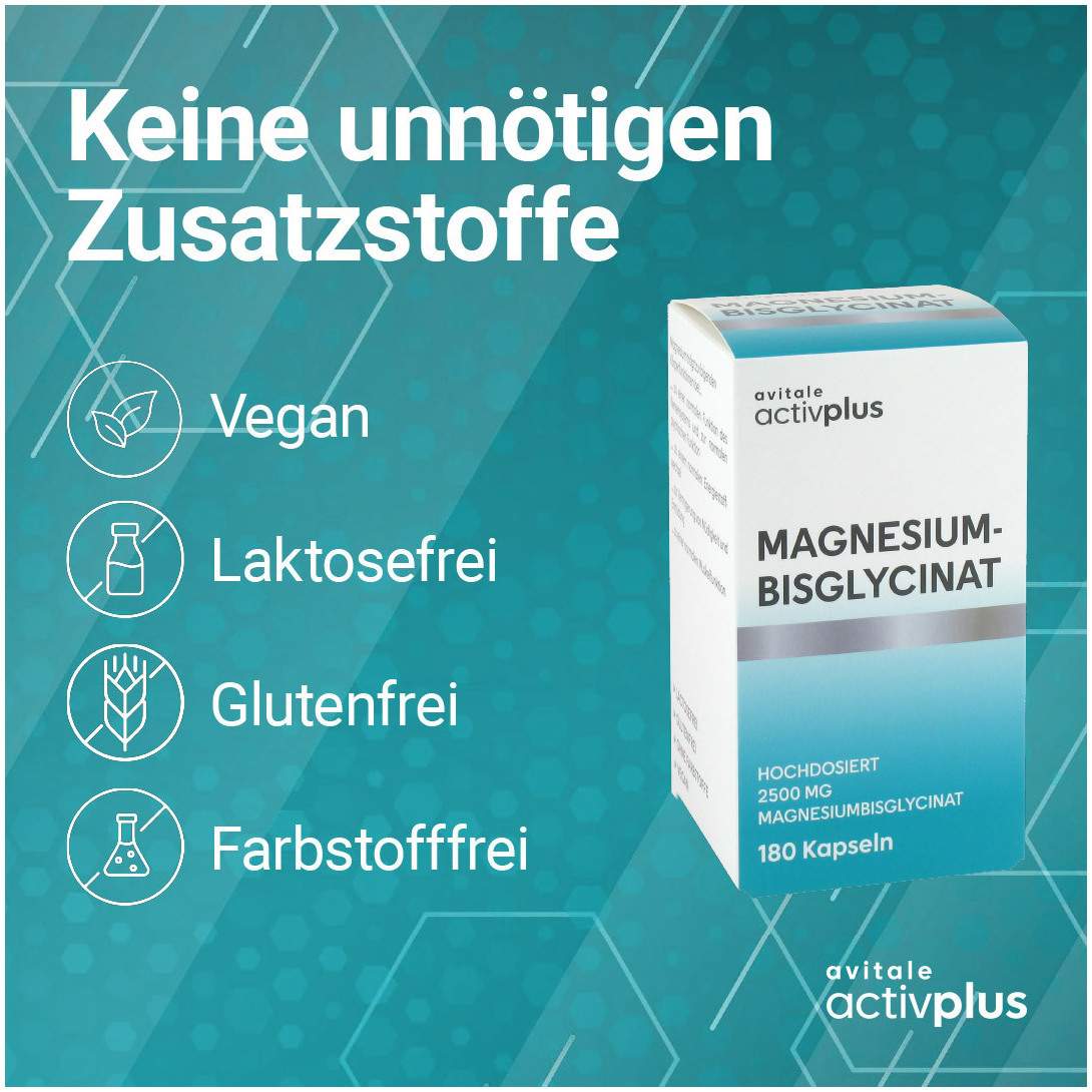 Activplus Magnesiumbisglycinat 300 mg 180 Kapseln