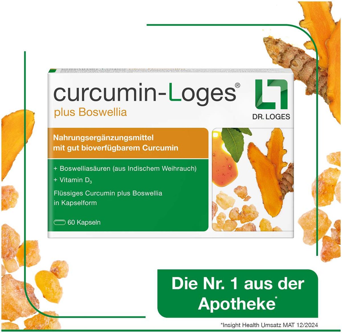 Curcumin Loges Plus Boswellia 60 Kapseln