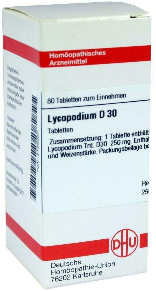 Dhu Lycopodium D30 80 Tabletten