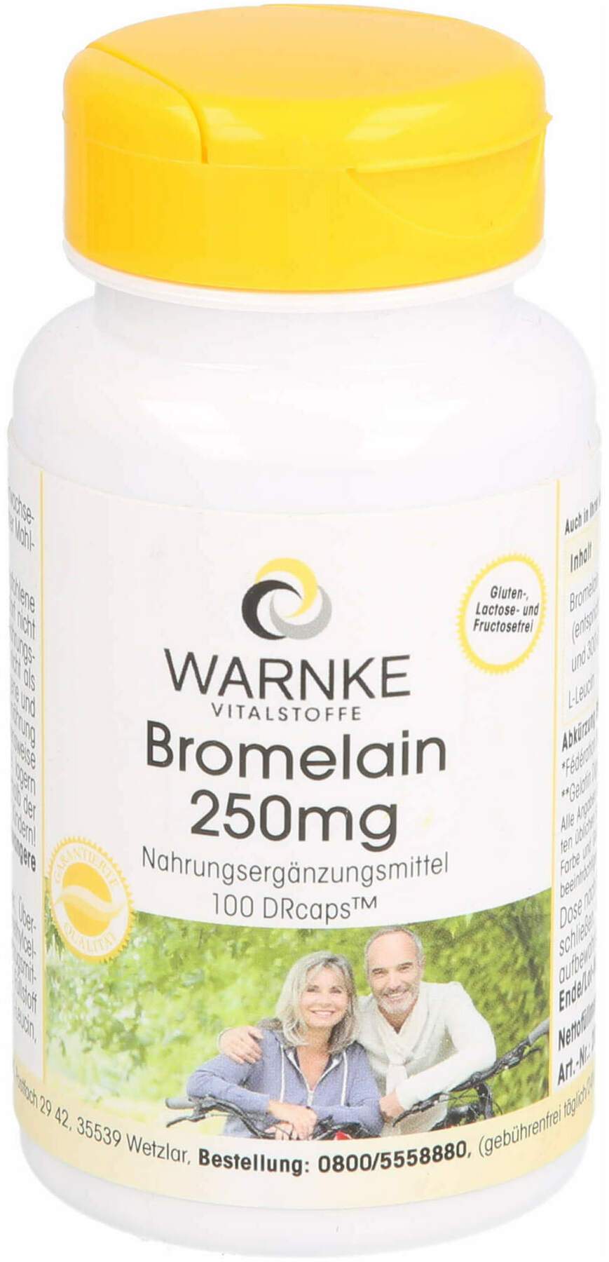 Bromelain 250 mg Magensaftresistente Kapseln 100 Stück