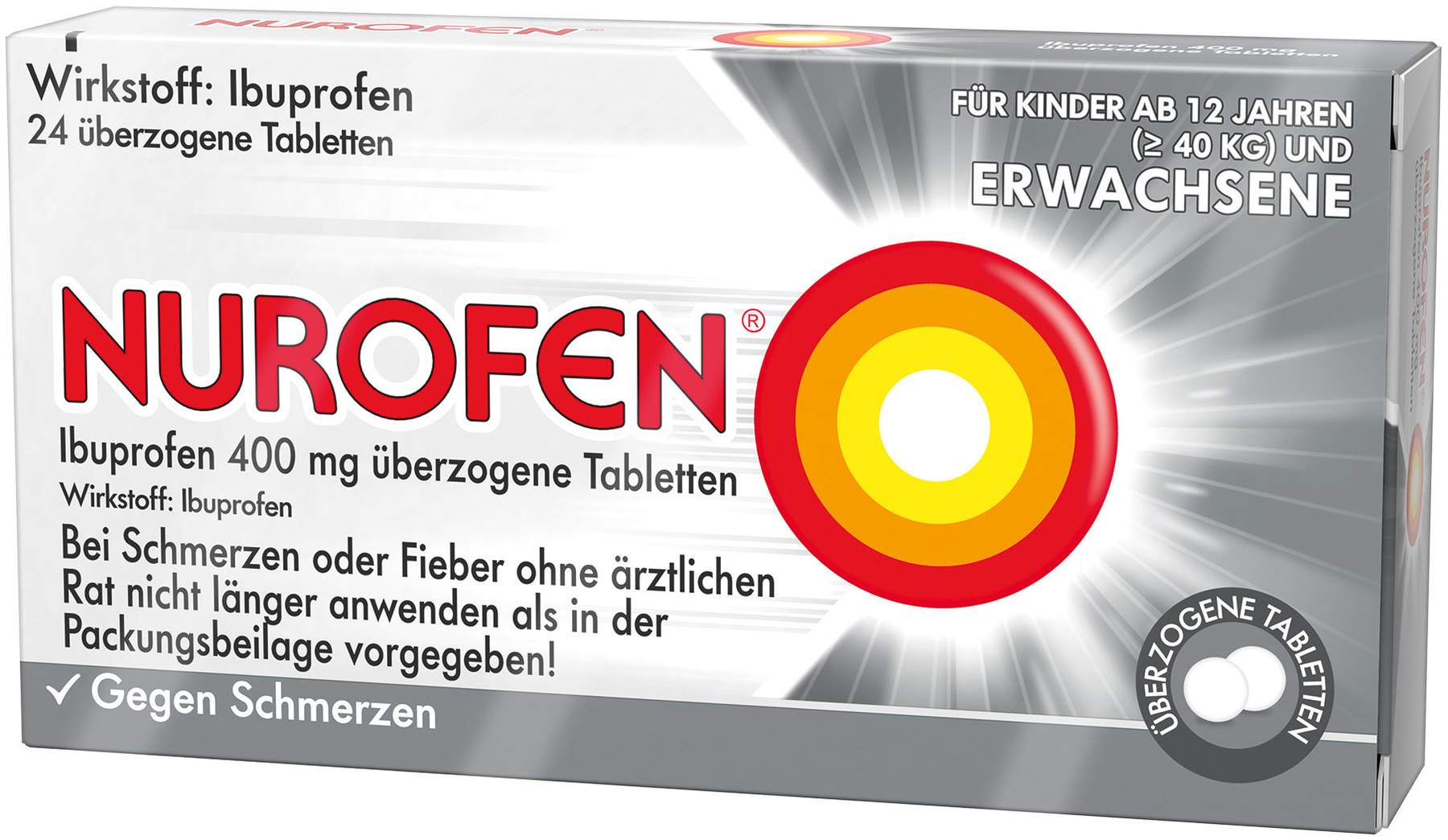 Nurofen Ibuprofen 400 24 Überzogene Tabletten
