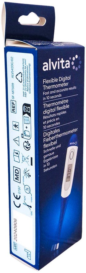 Alvita Digitales Fieberthermometer Flexibel