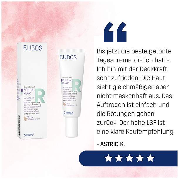 Eubos Kühl & Klar Anti-Rötung CC Creme LSF 50 30 ml