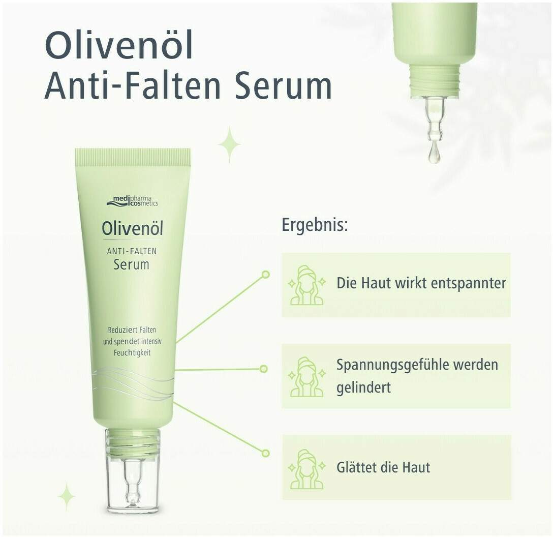 medipharma cosmetics Olivenöl Anti-Falten Serum 30 ml