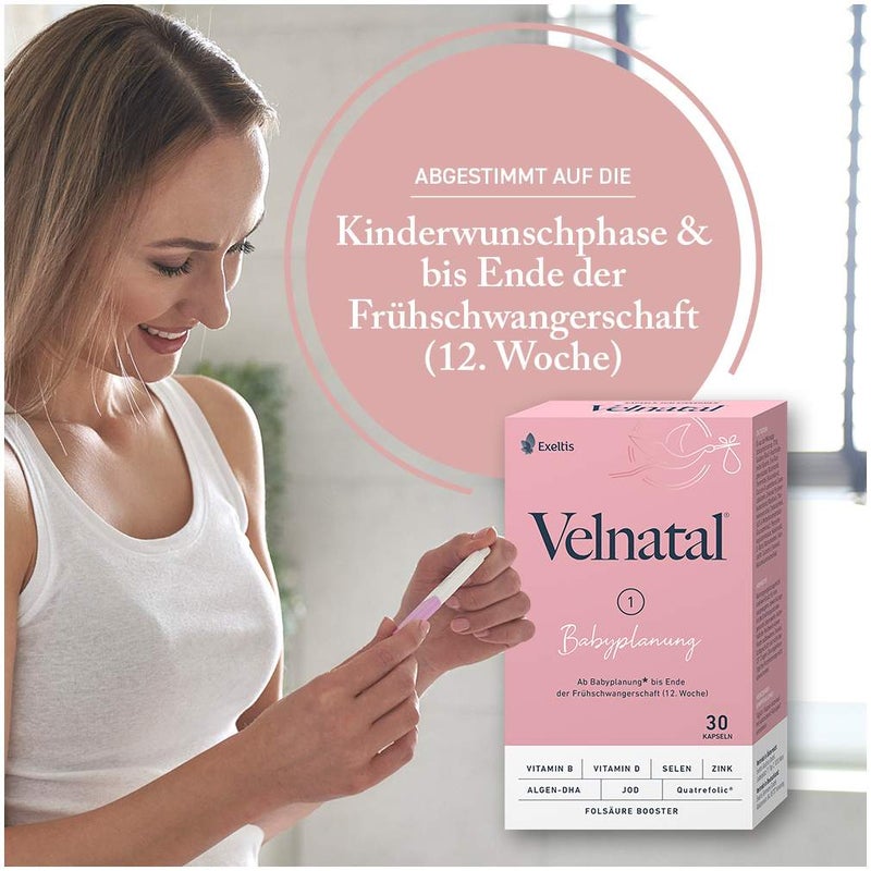 Velnatal Babyplanung 90 Weichkapseln