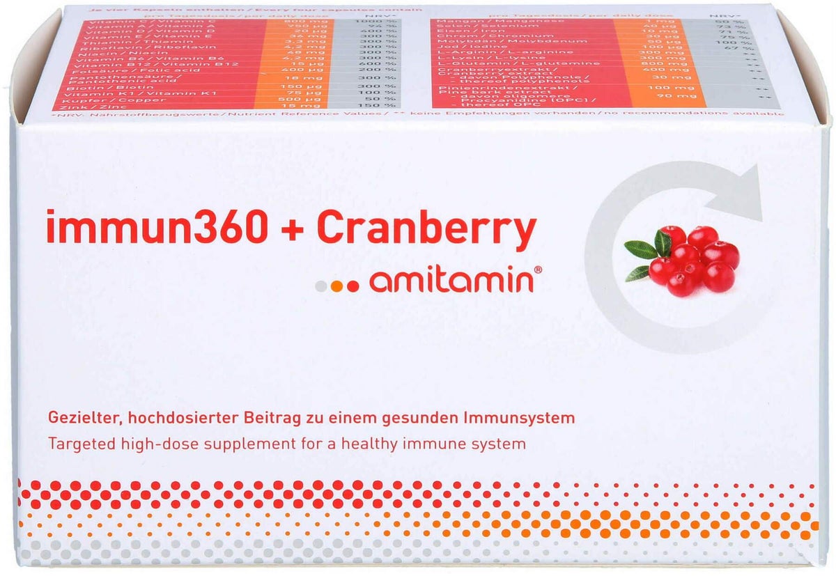 Amitamin Immun 360 + Cranberry 120 Kapseln