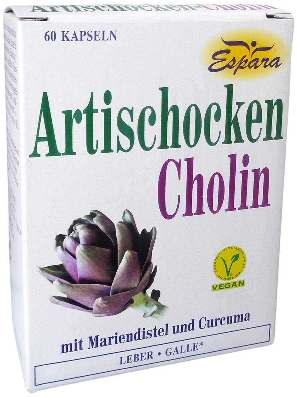 Artischocken Cholin Kapseln 60 Stück