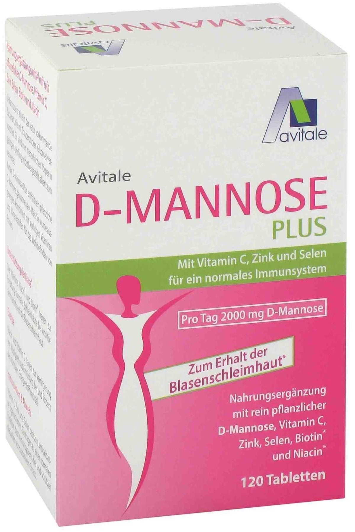 D-Mannose Plus 2000 mg 120 Tabletten