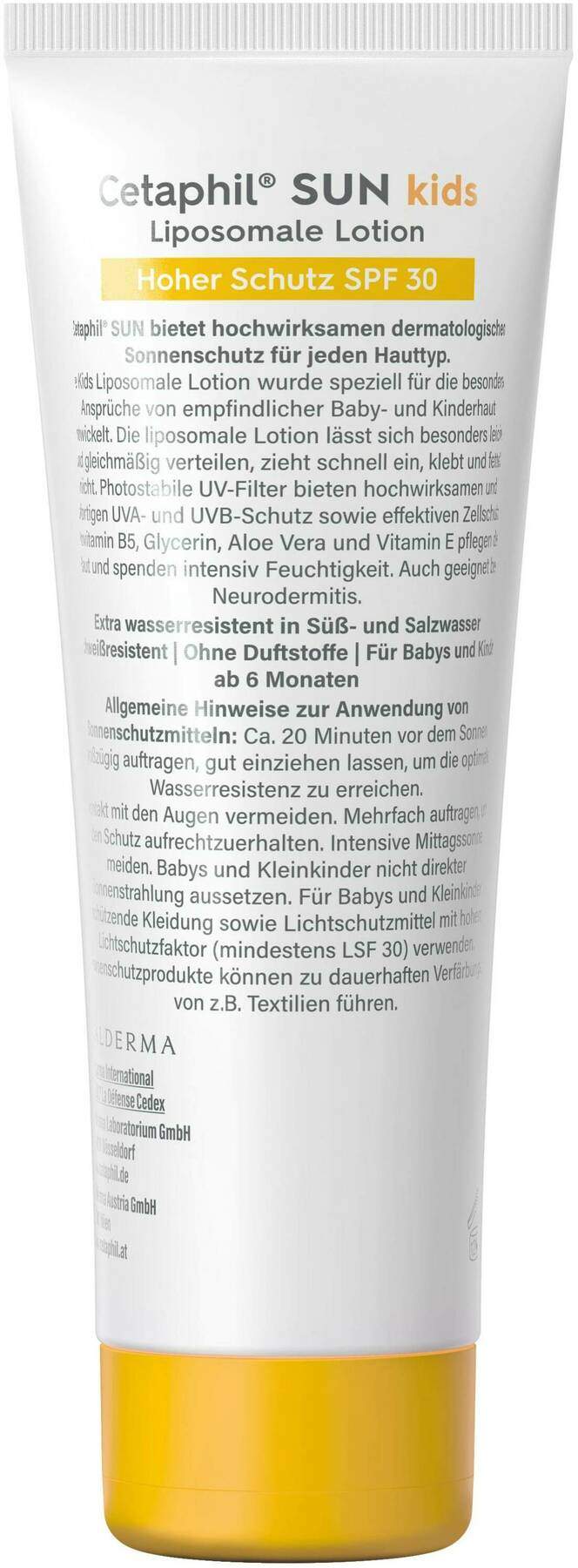 Cetaphil Sun Daylong Kids Spf 30 Liposomale Lotion 100 ml