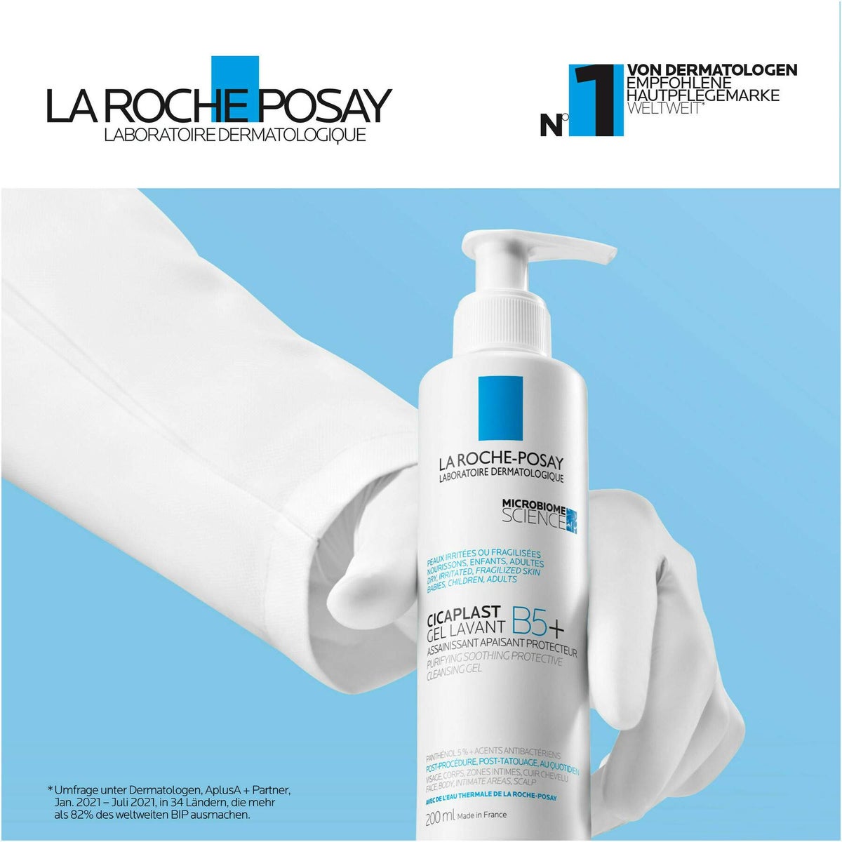 La Roche Posay Cicaplast Lavant B5 Reinigungsgel 200 ml