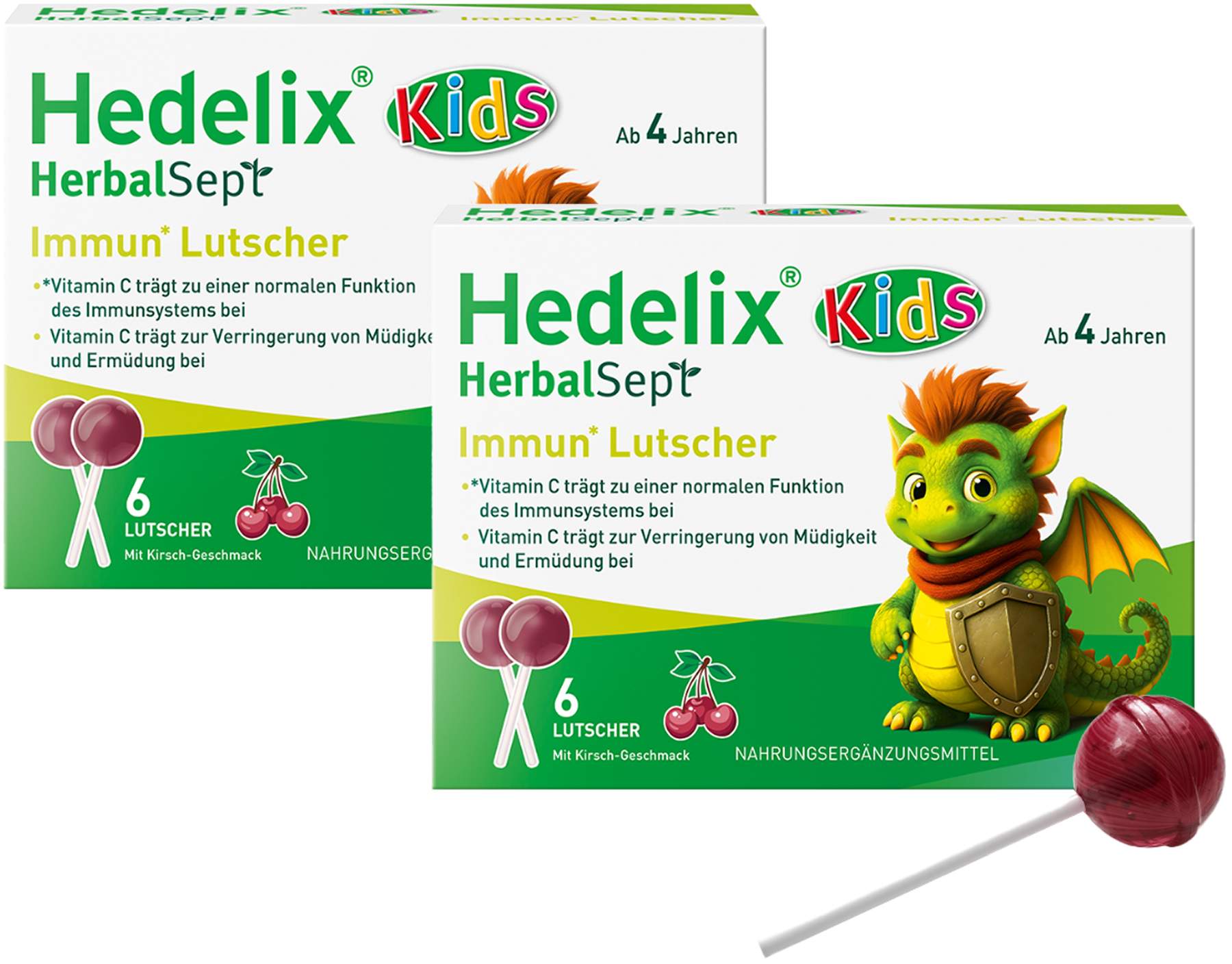 Hedelix HerbalSept Immun Lutscher Kids 2 x 6 Stück