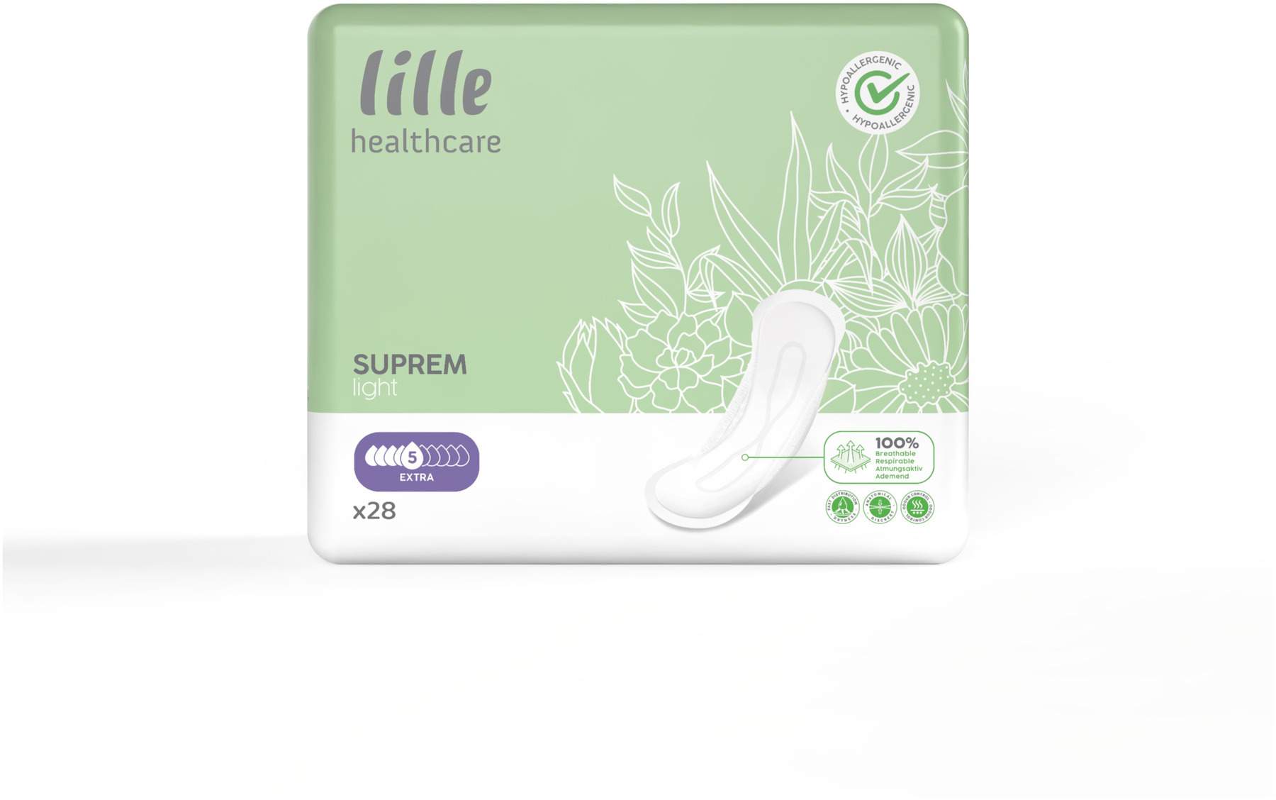LILLE Suprem Light Inkontinenz Einlagen extra