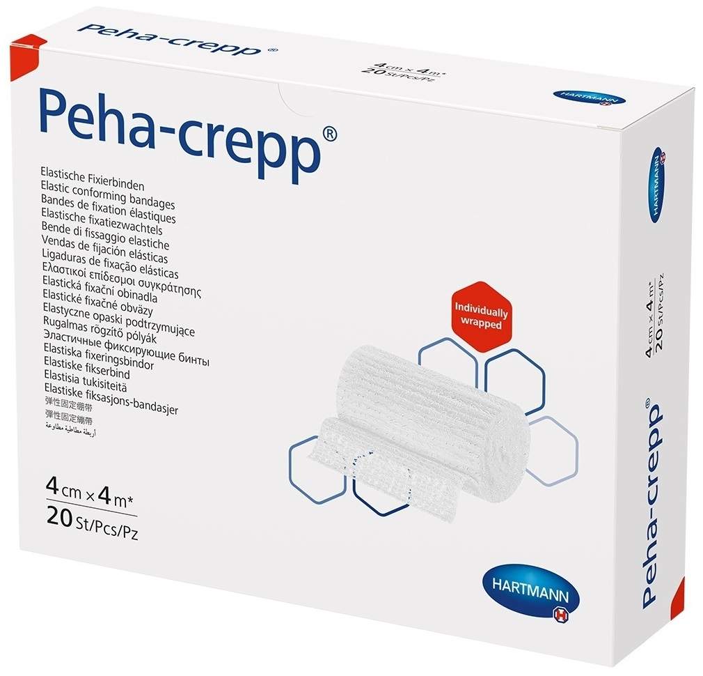 Peha Crepp Fixierbinde 4 M X 4 cm 1 Binde