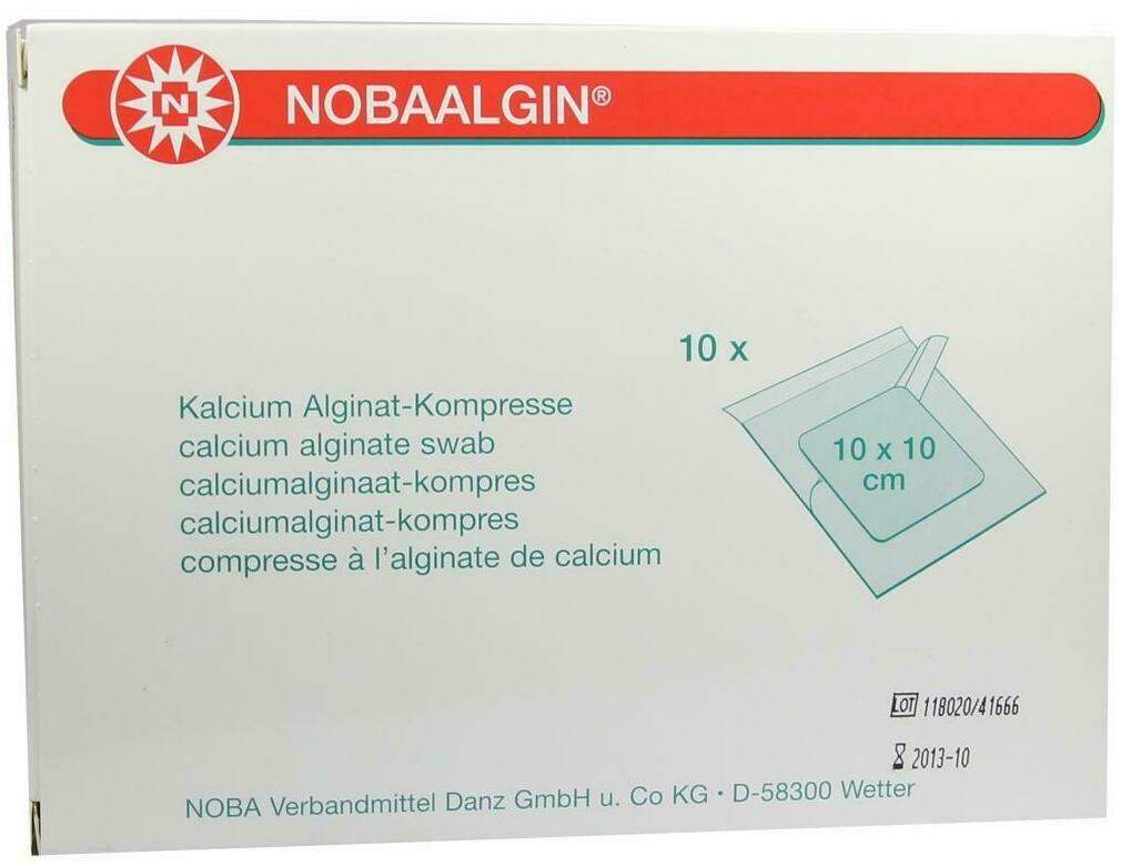 Nobaalgin 10x10cm Steril Kompressen