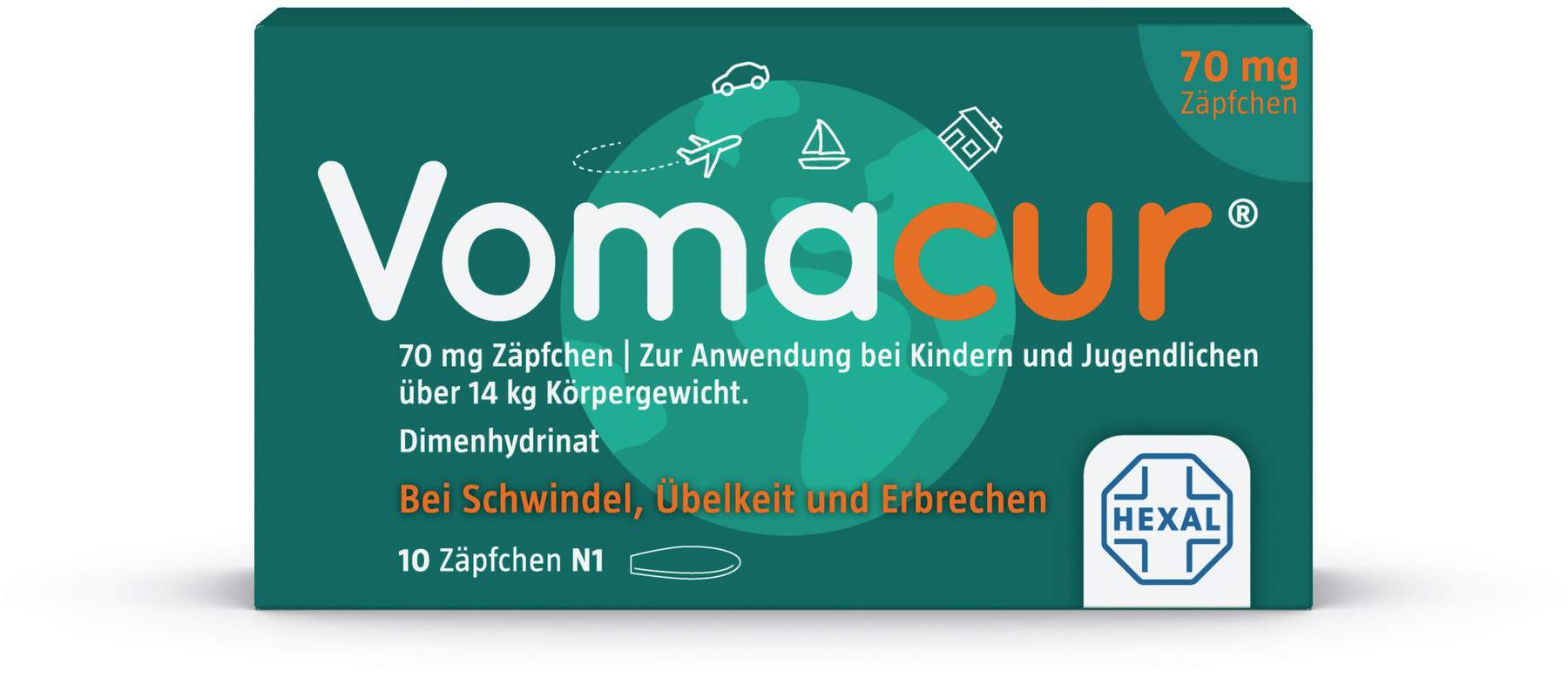 Vomacur 70 10 Zäpfchen