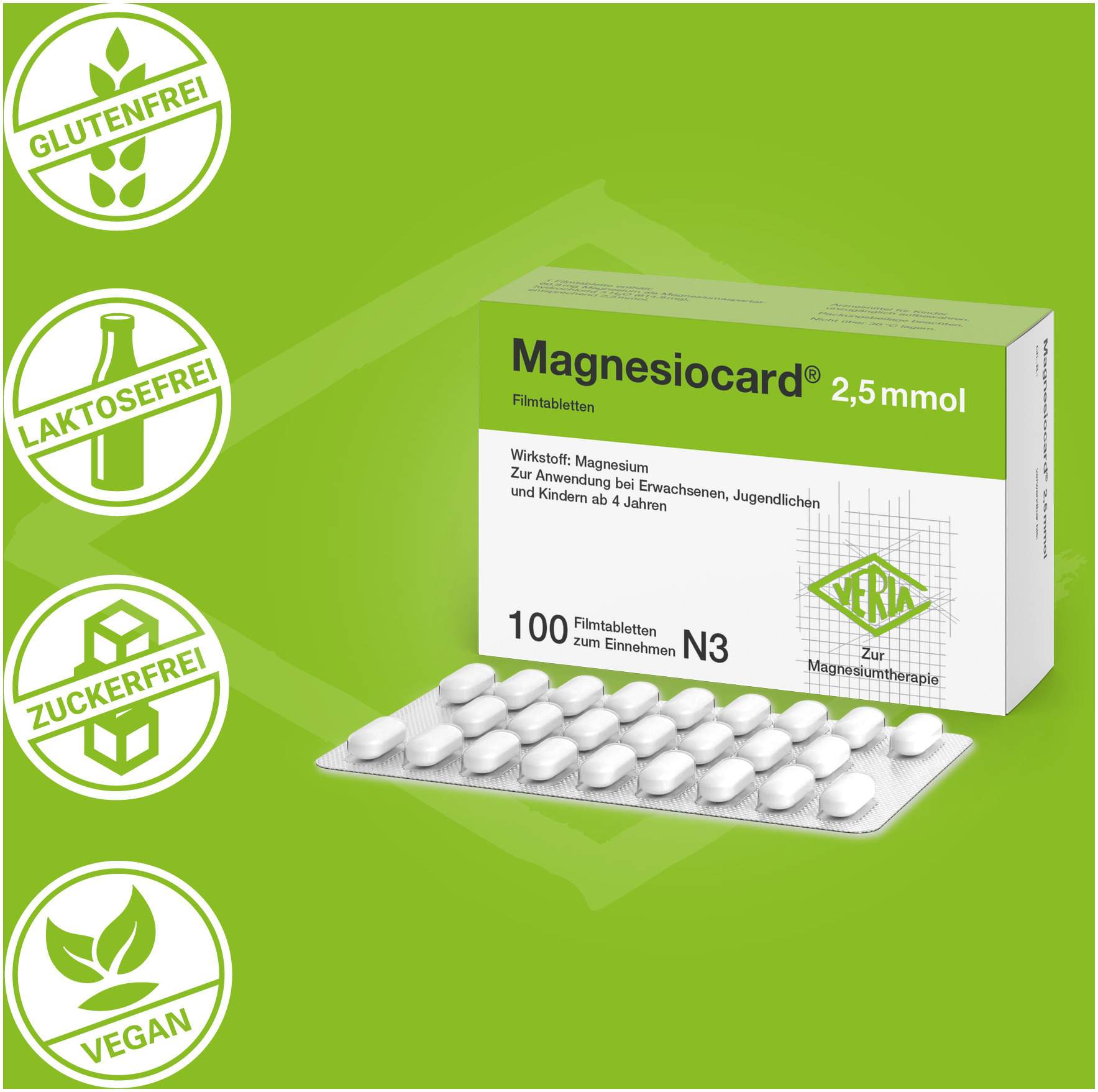 Magnesiocard 2,5 Mmol 100 Filmtabletten
