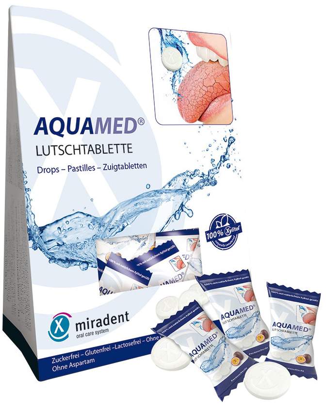 Miradent Aquamed Mundtrockenheit Lutschtabletten 60 G