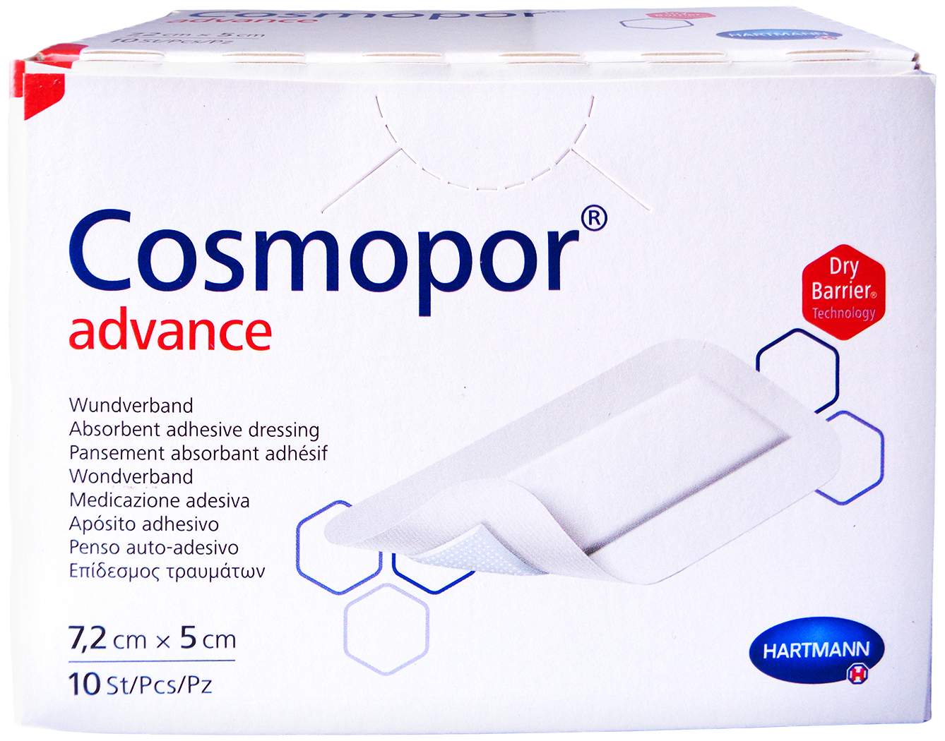 Cosmopor Advance Wundverband 5x7,2 cm