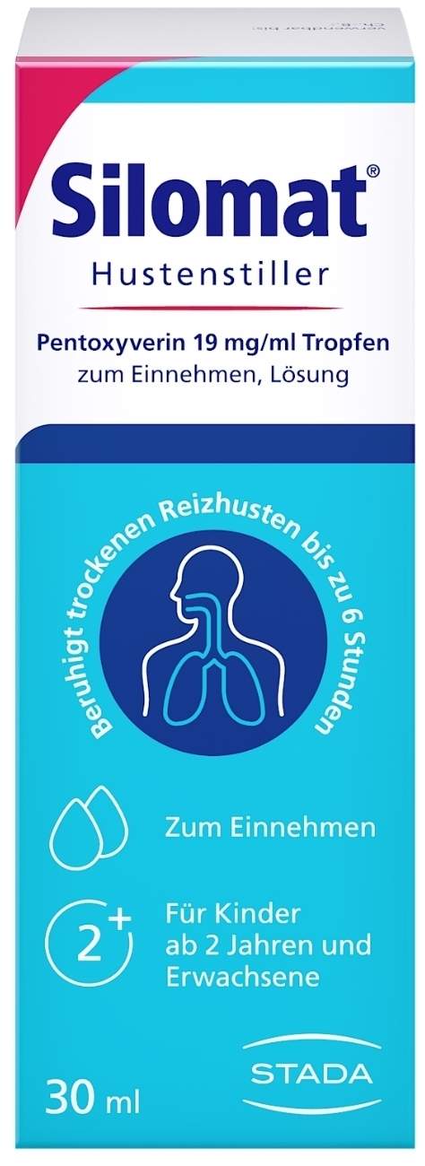 Silomat Hustenstiller Pentoxyverin 19 mg je ml 30 ml Tropfen
