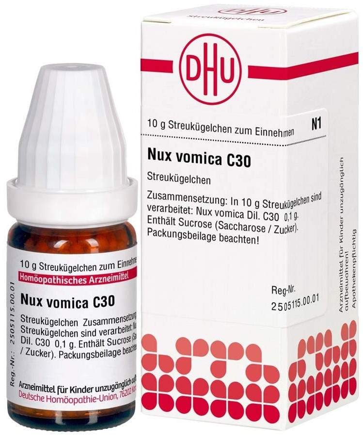 DHU Nux vomica C30 10 g Globuli