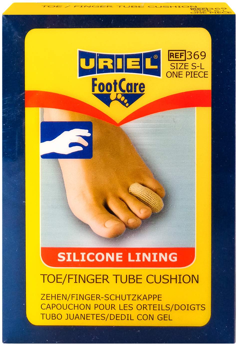 Fingerschutzkappe Silikon  1 Stück