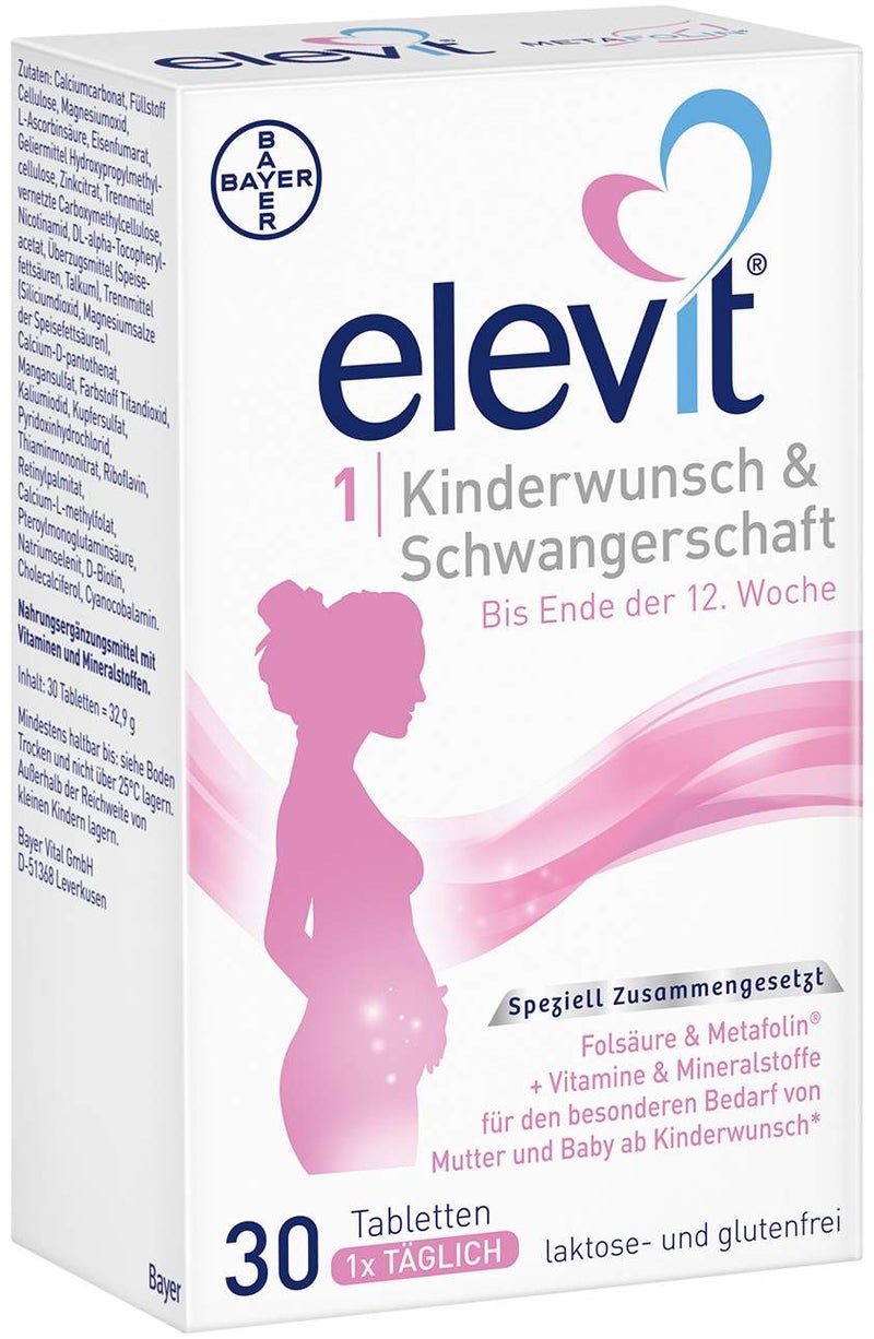 Elevit 1 Kinderwunsch & Schwangerschaft 30 Tabletten