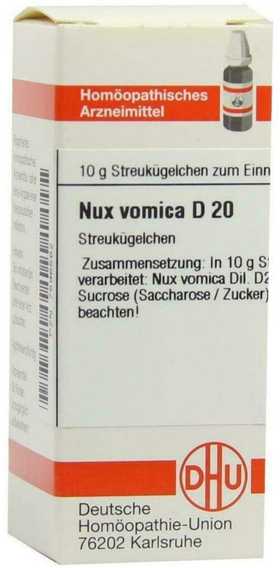 Dhu Nux Vomica D20 Globuli