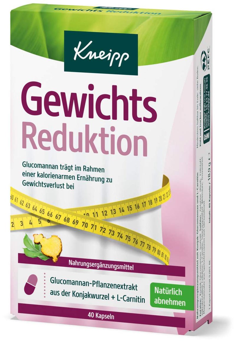 Kneipp Gewichtsreduktion 40 Kapseln