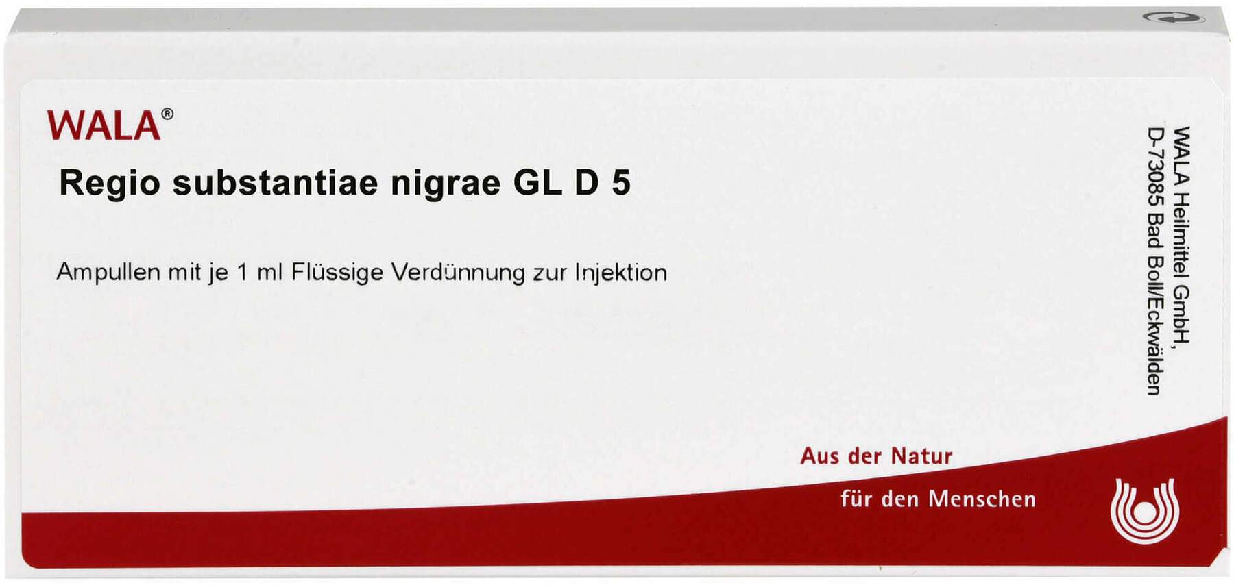 Regio Substantiae Nigrae Gl D 5 Ampullen 10 X 1 ml