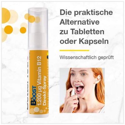 Betteryou Boost Vitamin B12 Direkt Spray Mit Aprikosengeschmack...