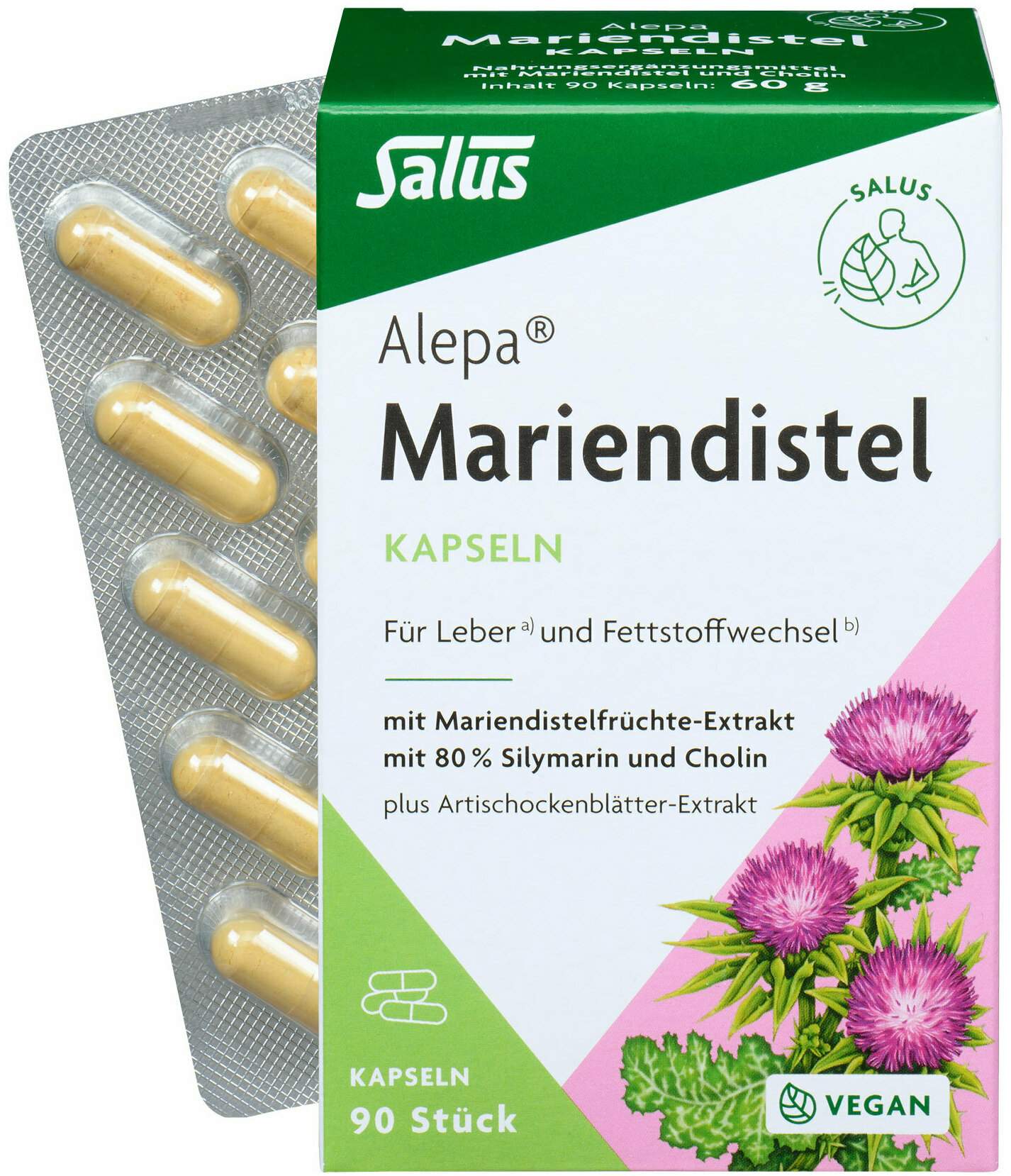 Salus Alepa Mariendistel 90 Kapseln