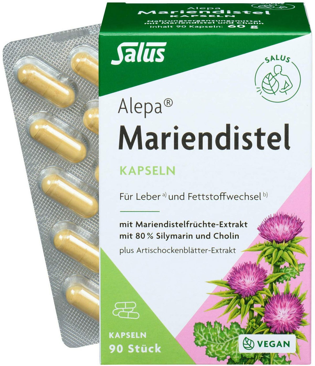 Salus Alepa Mariendistel 90 Kapseln