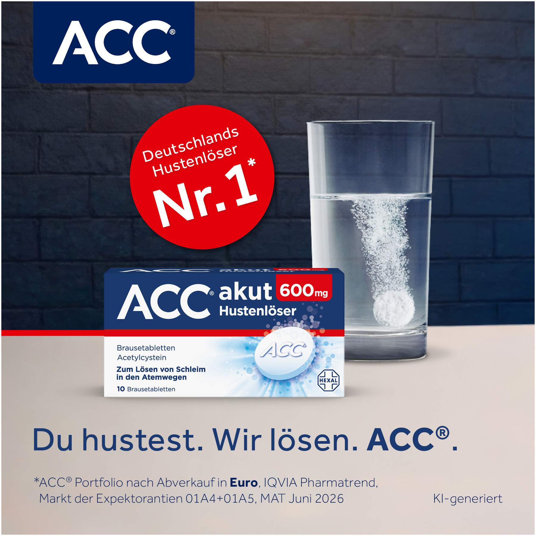 ACC akut 600 mg Hustenlöser 40 Brausetabletten
