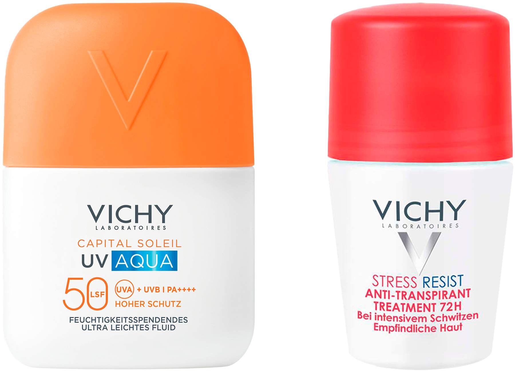 Vichy Capital Soleil UV-Aqua Fluid LSF 50 50 ml + gratis Vichy Deo Stress Resist 72h 50 ml