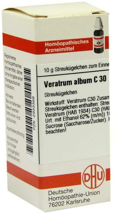 Dhu Veratrum Album C30 Globuli 10 G Globuli