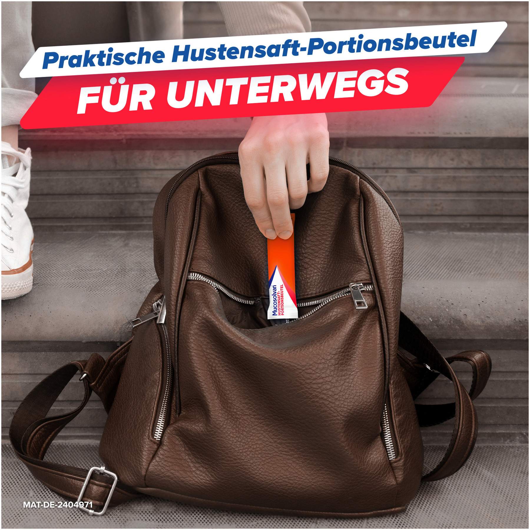 Mucosolvan Hustensaft-Portionsbeutel 2x 15 x 5 ml