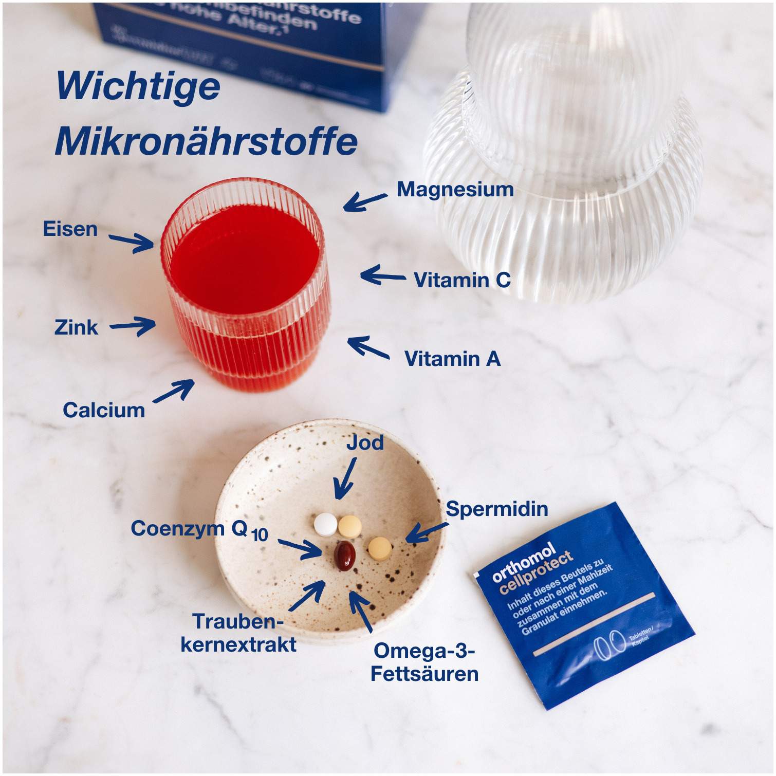 Orthomol Cellprotect Granulat-Tabletten-Kapsel 30 Tagesportionen