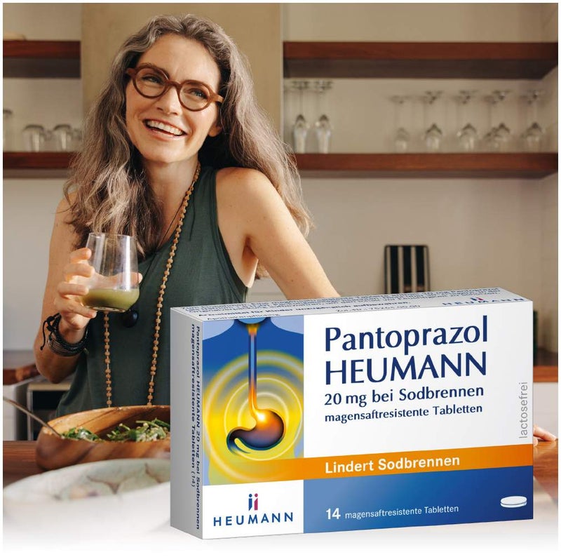 Pantoprazol Heumann 20 mg 14 magensaftresistente Tabletten