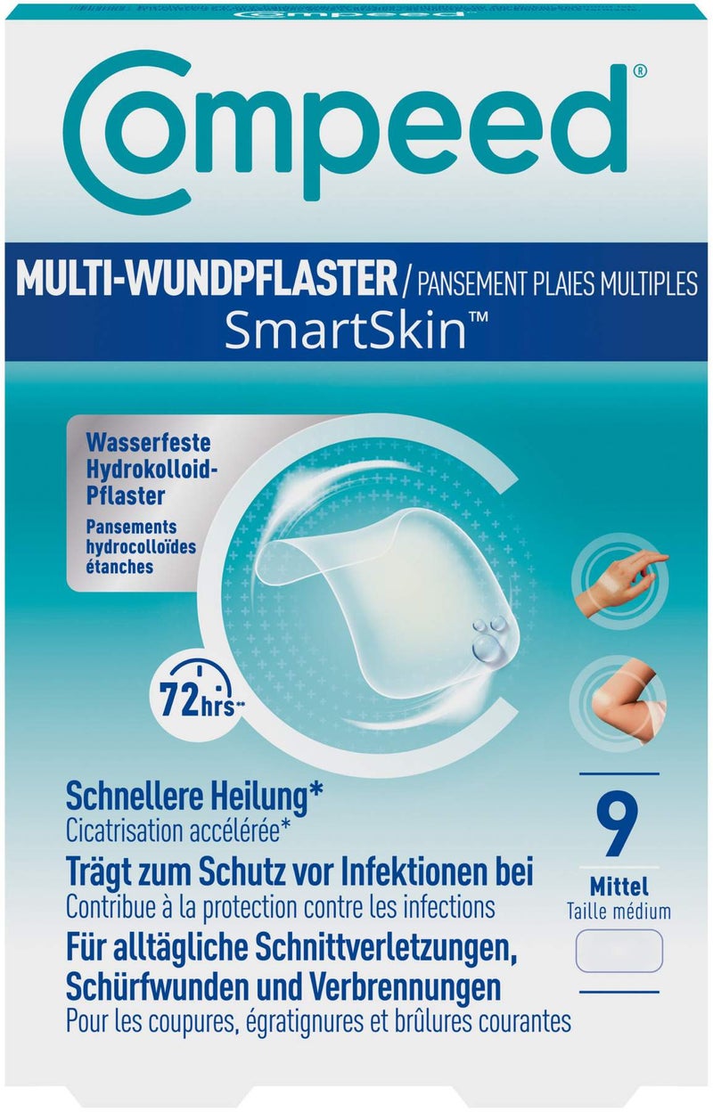 Compeed Multi-Wundpflaster SmartSkin medium 9 Stück
